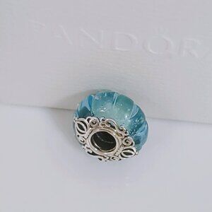 Pandora Cinderella Murano Glass Charm Pendant S925 ALE